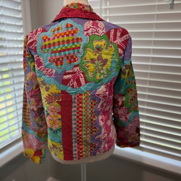 Madison Studio Quilted/Embroidered Jacket S - Picture 10 of 14